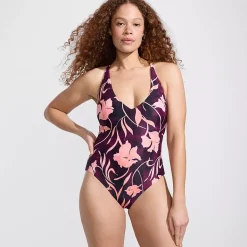 Andie x Lands' End Women's Tugless Elwood One Piece Swimsuit