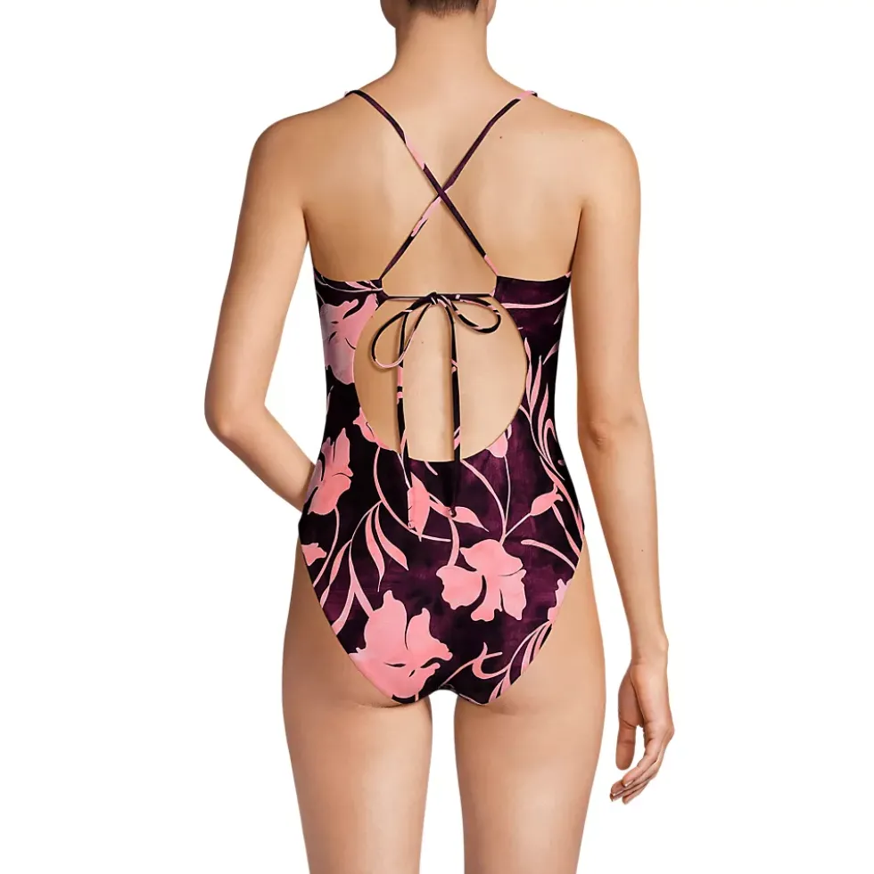 Andie x Lands' End Women's Tugless Elwood One Piece Swimsuit