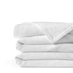 Basketweave Cotton Matelasse Coverlet