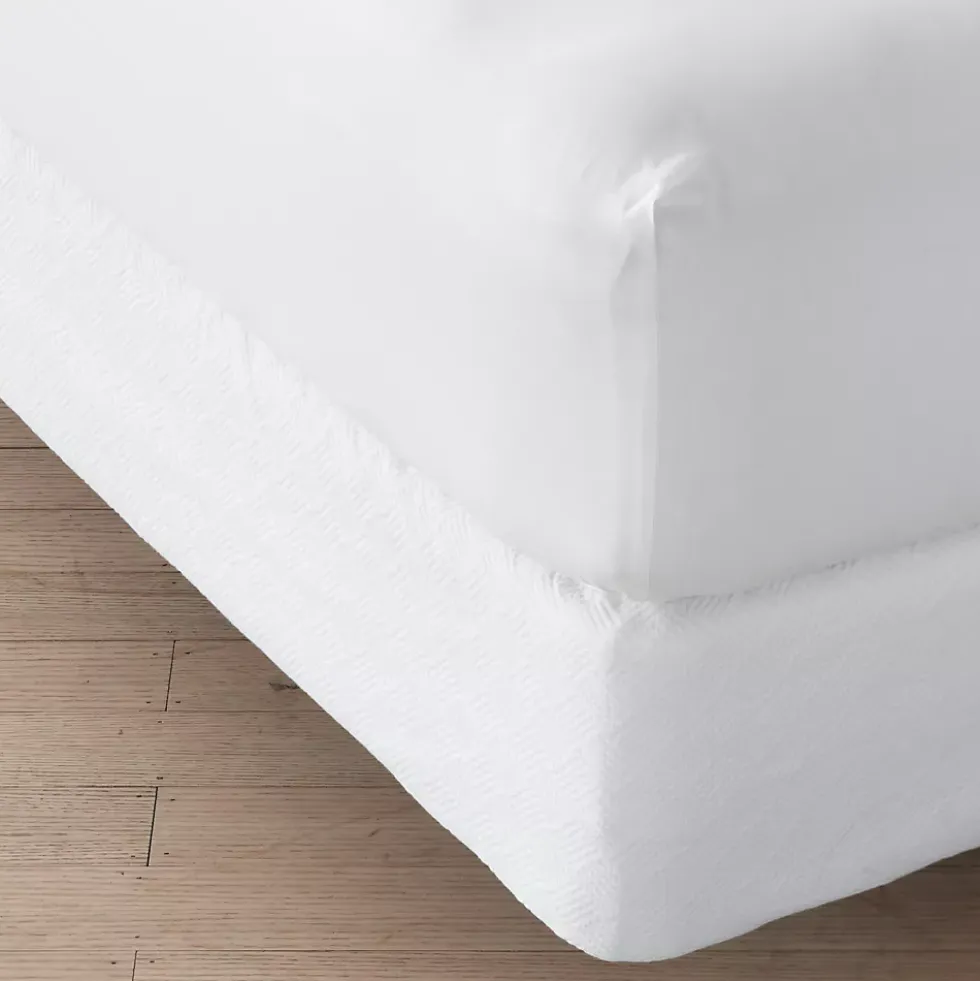 Basketweave Cotton Matelasse Box Spring Cover