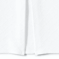 Basketweave Cotton Matelasse Bedskirt