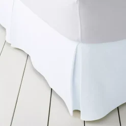 Basketweave Cotton Matelasse Bedskirt