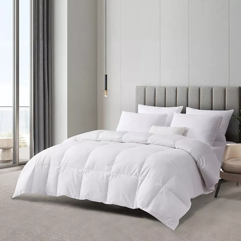 Beautyrest All Season Cotton Blend Feather and Down Fiber Comforter