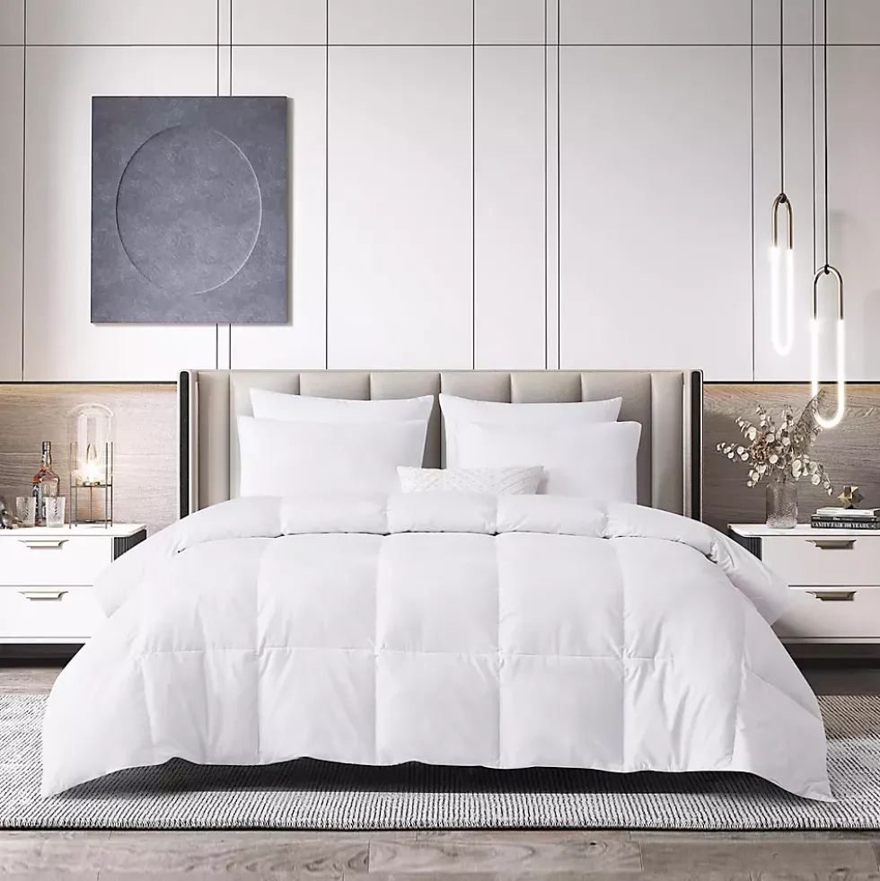Beautyrest All Season Cotton Blend Feather and Down Fiber Comforter