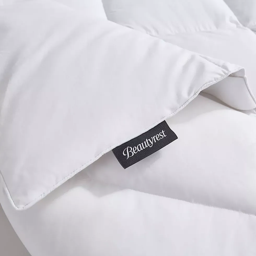 Beautyrest Cotton Blend Feather and Down Fiber Mattress Topper