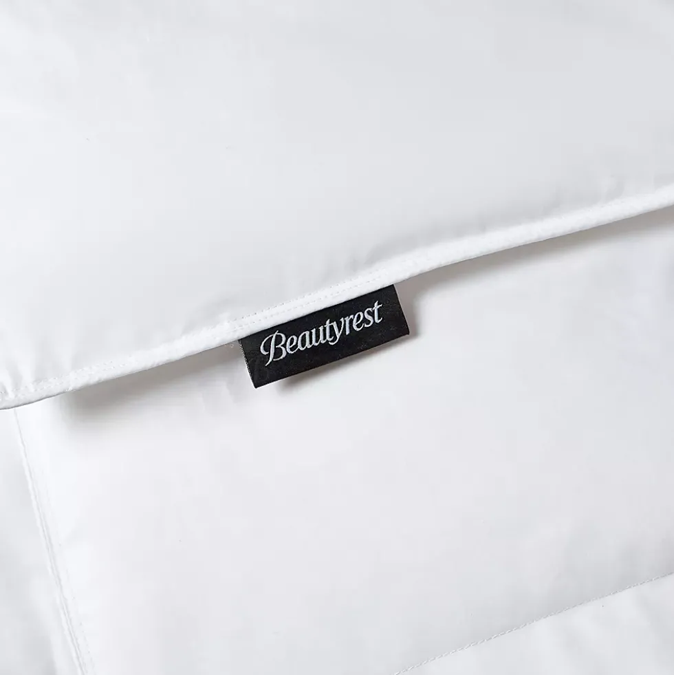 Beautyrest Light Warmth Cotton Blend Feather and Down Fiber Comforter