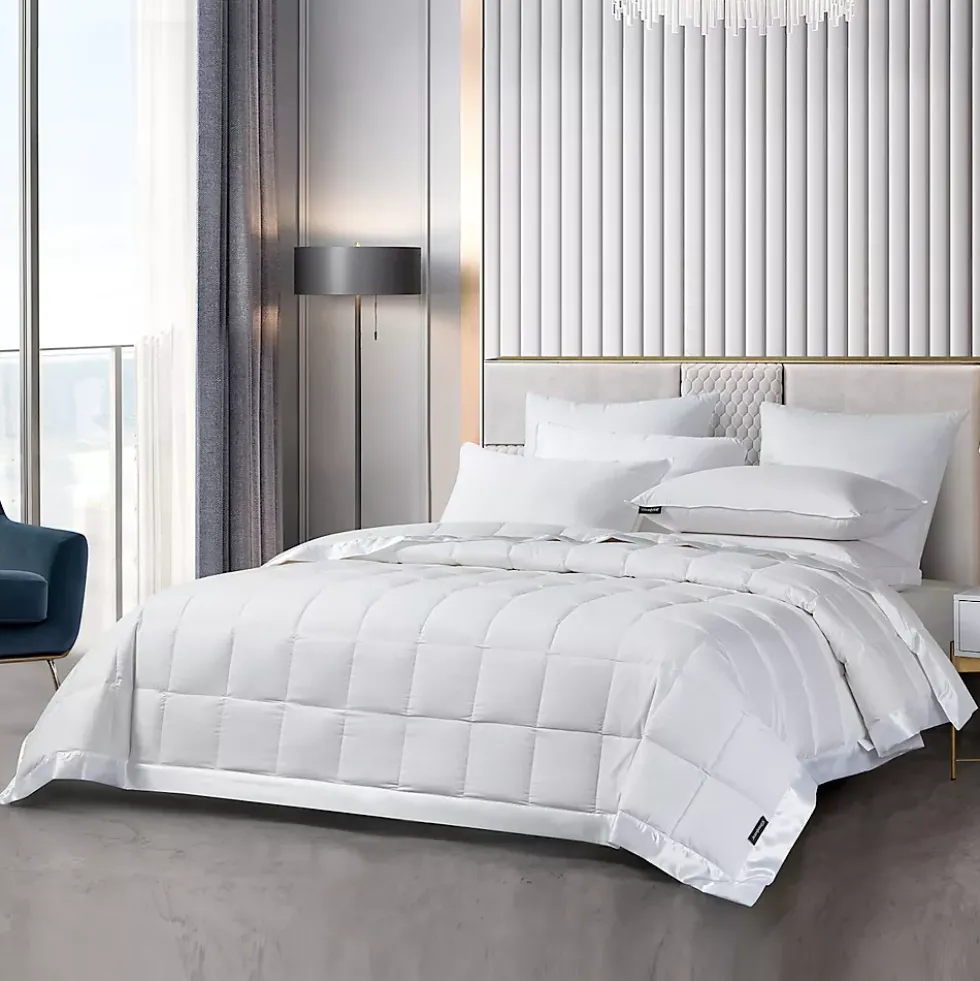 Beautyrest Light Warmth Cotton Blend Down Blanket