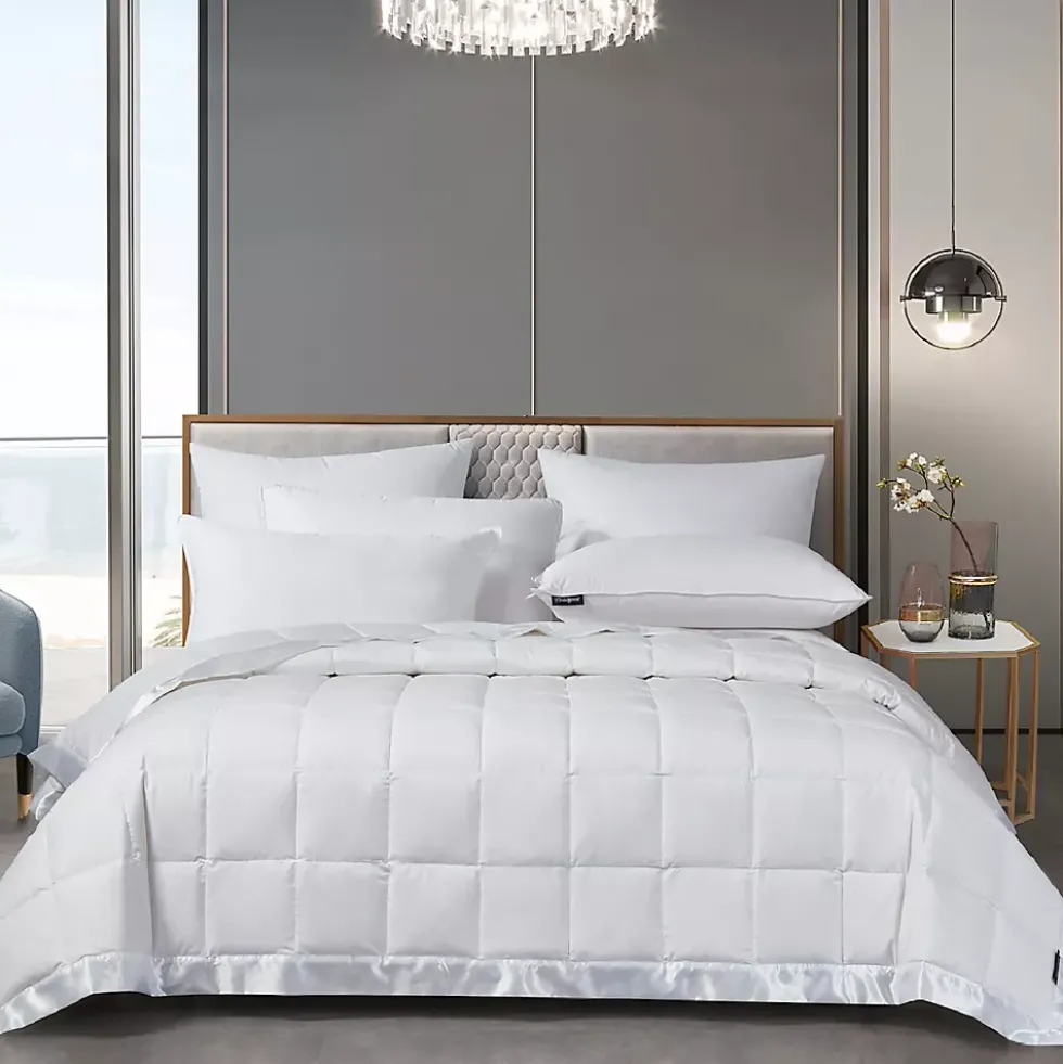 Beautyrest Light Warmth Cotton Blend Down Blanket