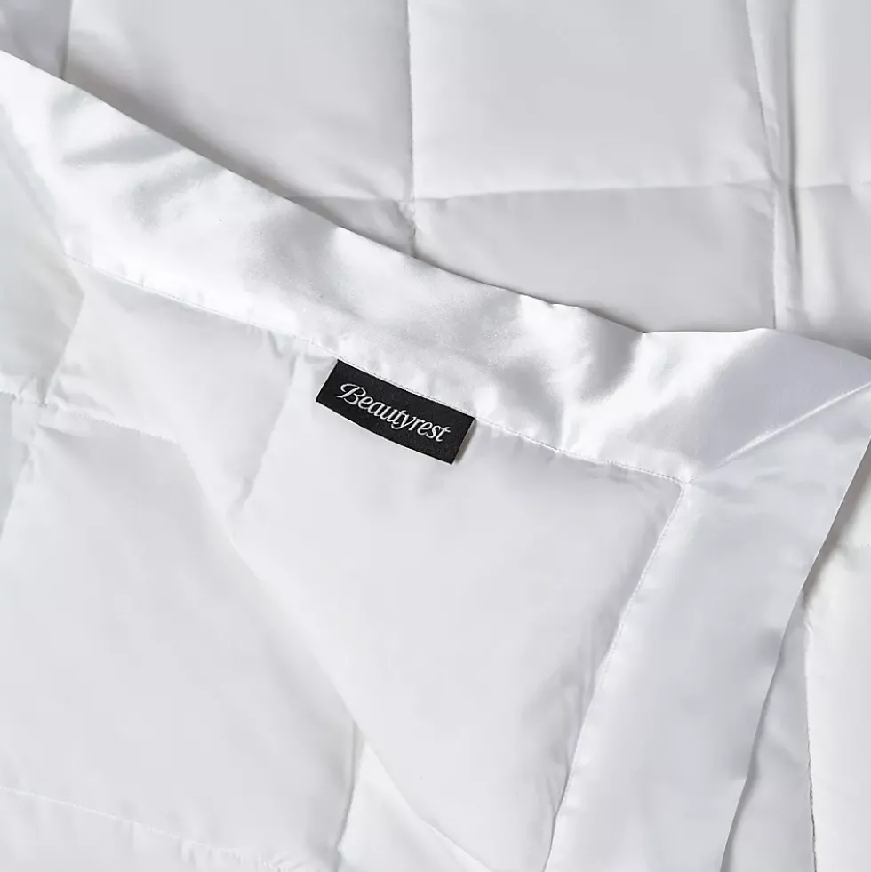 Beautyrest Light Warmth Cotton Blend Down Blanket