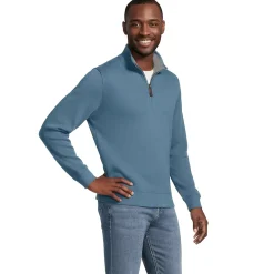 Bedford Rib Quarter Zip Pullover Sweater