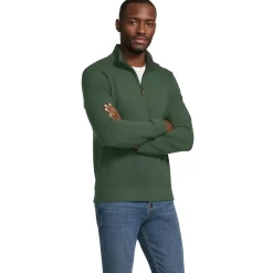 Bedford Rib Quarter Zip Pullover Sweater