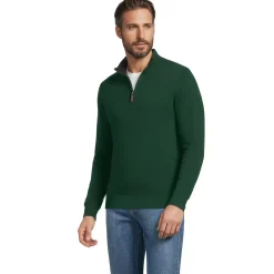 Bedford Rib Quarter Zip Pullover Sweater