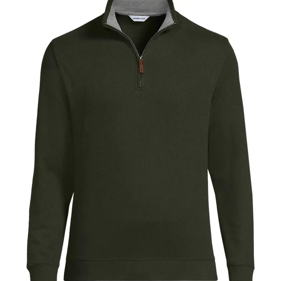 Bedford Rib Quarter Zip Pullover Sweater