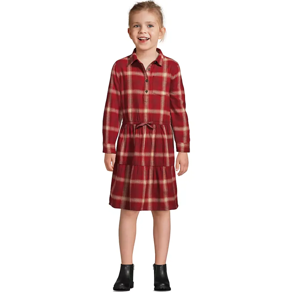 Blake Shelton x Lands' End Girls Flannel Dress