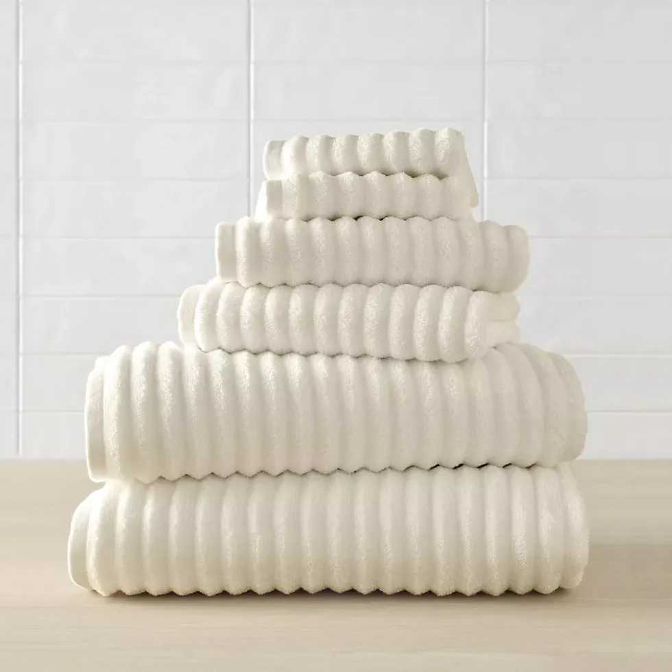 Blue Loom Mason 6 Piece Cotton Bath Towel Set