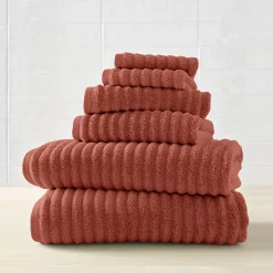 Blue Loom Mason 6 Piece Cotton Bath Towel Set