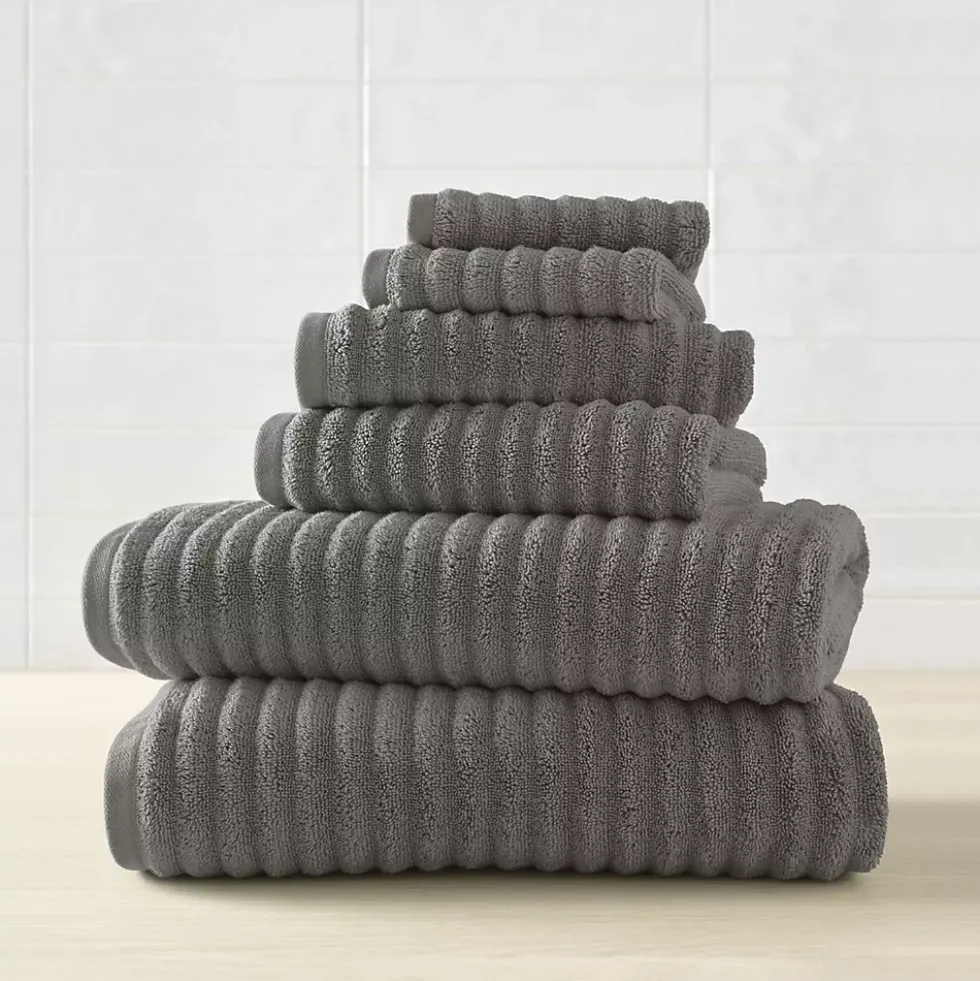 Blue Loom Mason 6 Piece Cotton Bath Towel Set