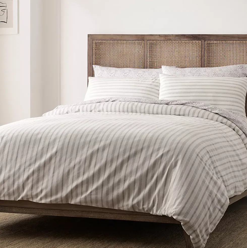 Blue Loom Saylor Stripe Cotton Duvet Cover Set