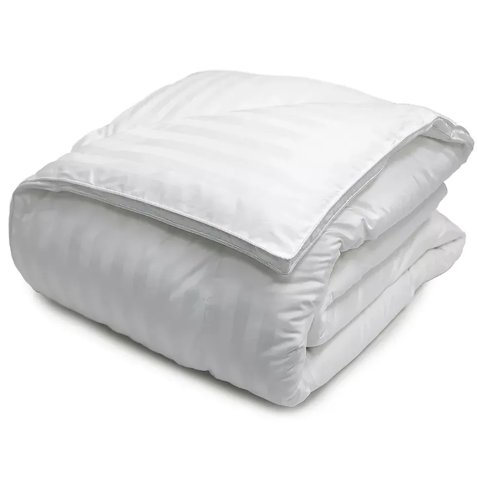 Blue Ridge Home Fashions Damask Stripe Duraloft Down Alternative Comforter