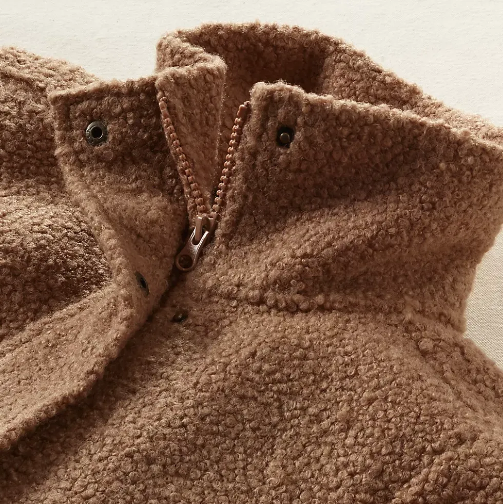 Boucle Fleece Coat