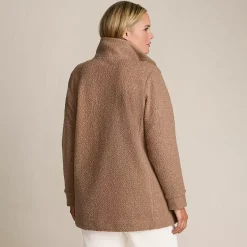 Boucle Fleece Coat