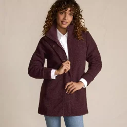 Boucle Fleece Coat