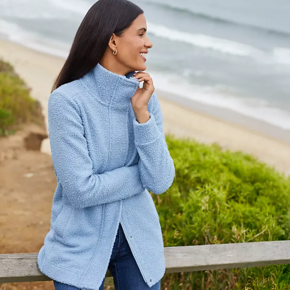 Boucle Fleece Coat