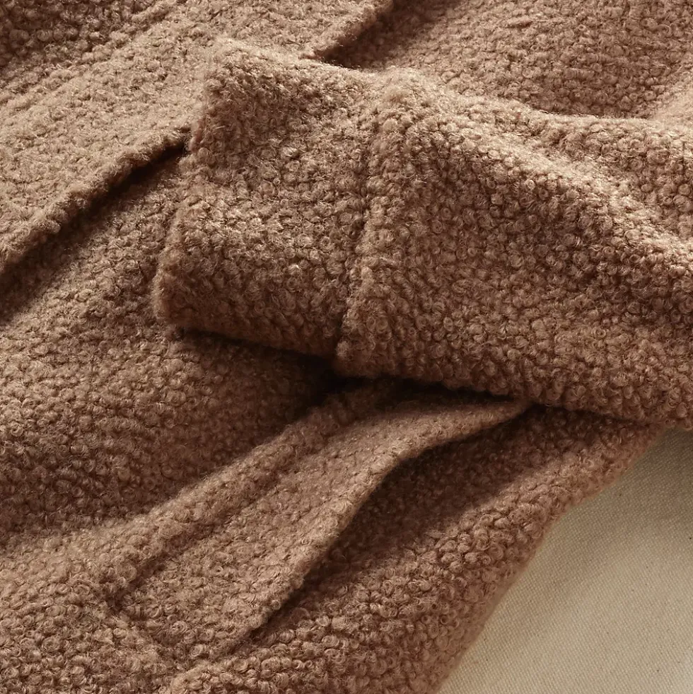 Boucle Fleece Coat