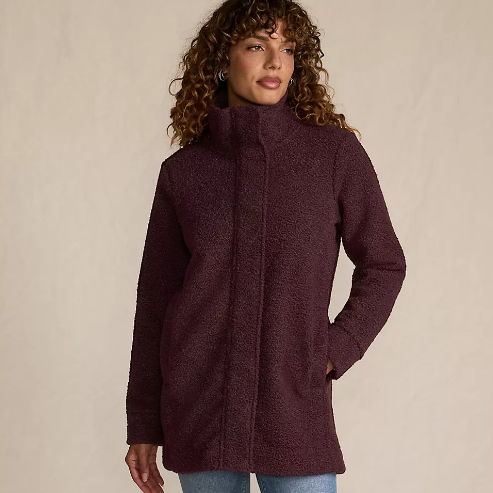 Boucle Fleece Coat