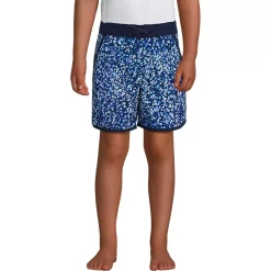 Boys Active Stretch Curved Hem Long Board Short