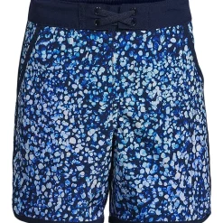 Boys Active Stretch Curved Hem Long Board Short