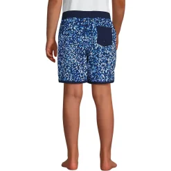 Boys Active Stretch Curved Hem Long Board Short