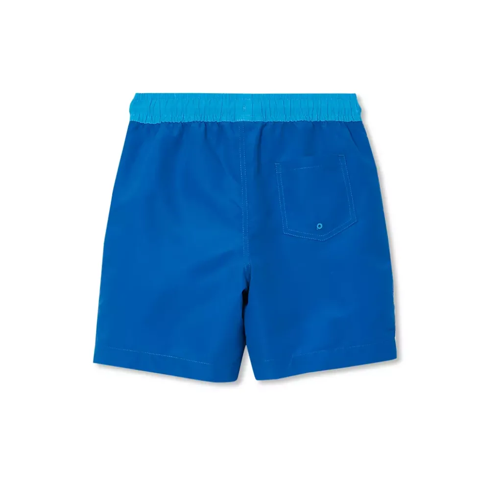 Boys Chlorine Resistant 5in Swim Trunks with Mesh Liner