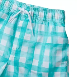 Boys Chlorine Resistant 5in Swim Trunks with Mesh Liner