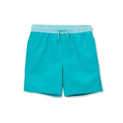 Boys Chlorine Resistant 5in Swim Trunks with Mesh Liner