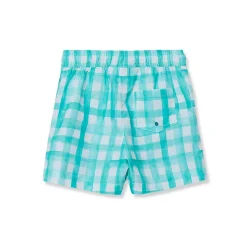 Boys Chlorine Resistant 5in Swim Trunks with Mesh Liner