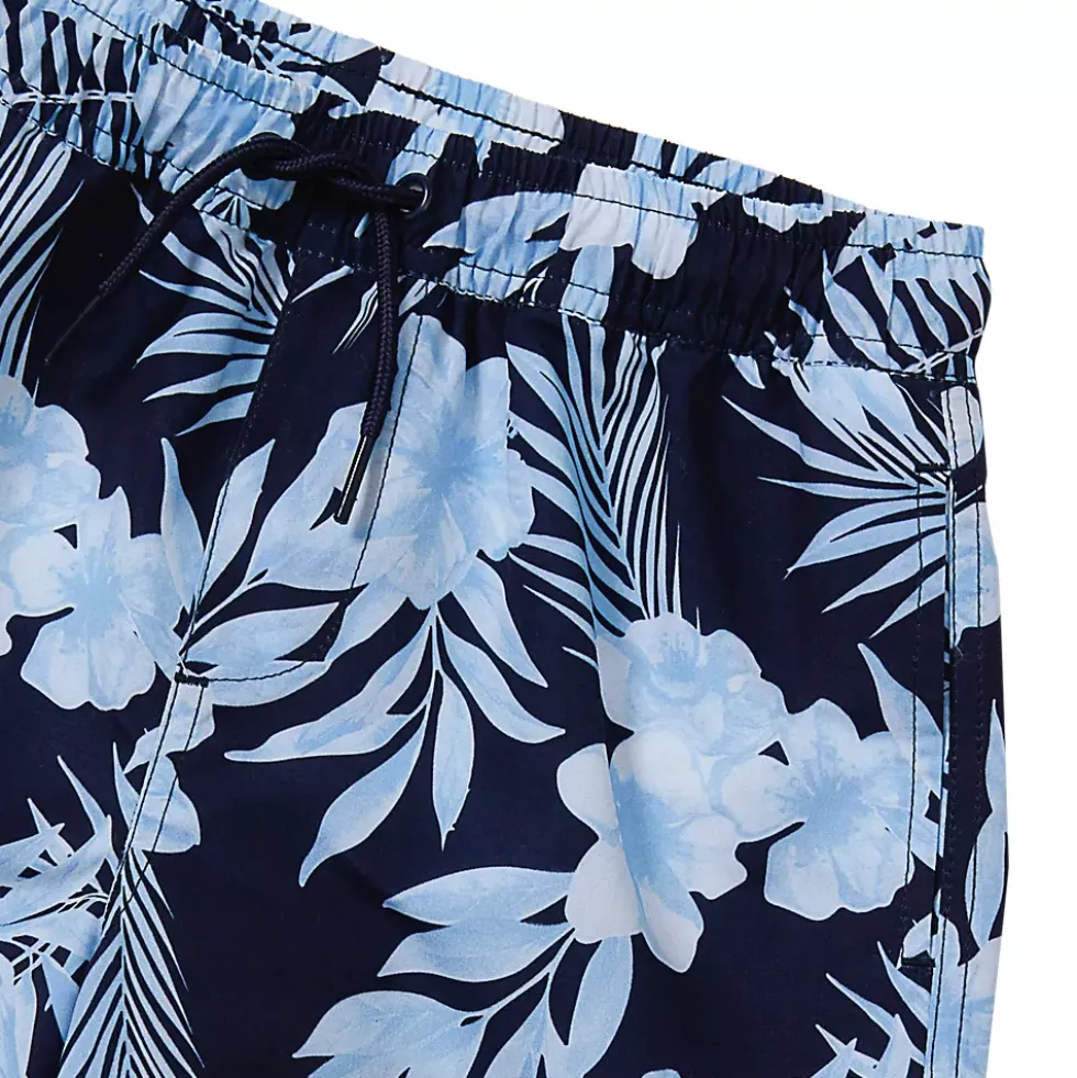 Boys Chlorine Resistant 5in Swim Trunks with Mesh Liner