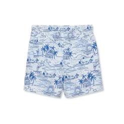 Boys Chlorine Resistant 5in Swim Trunks with Mesh Liner