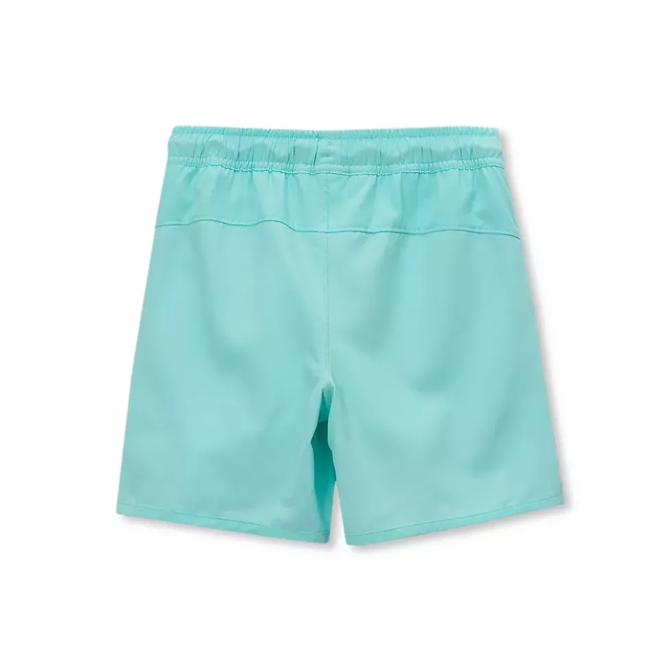 Boys Chlorine Resistant Magic Print Hydroliner Sport Swim Trunks