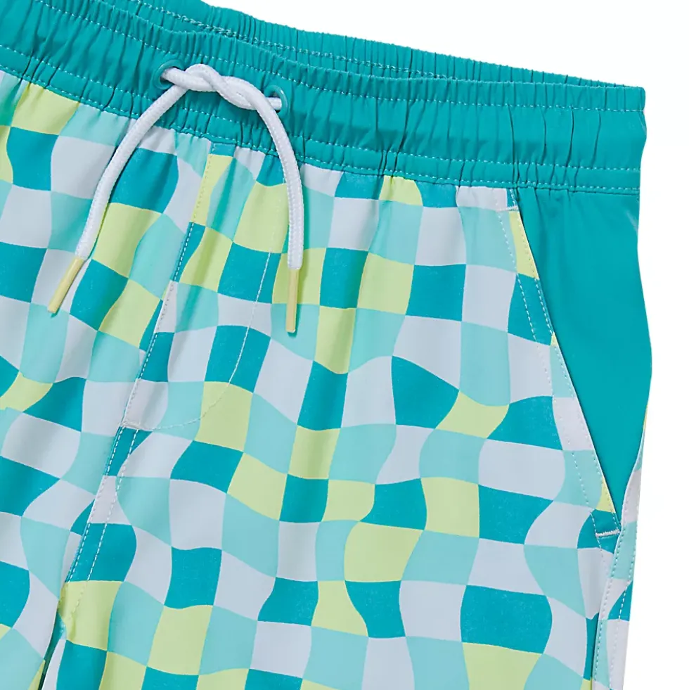 Boys Chlorine Resistant Stretch Hydroliner Sport Swim Trunks