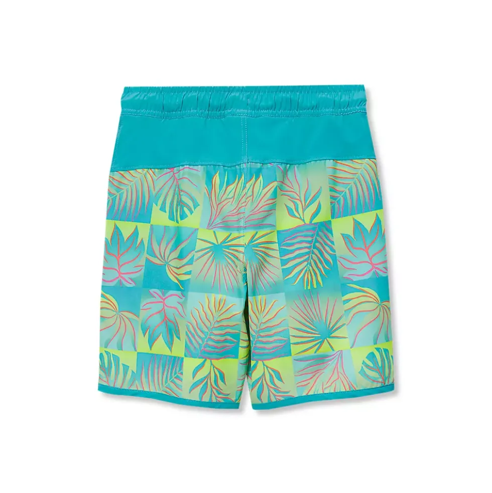 Boys Chlorine Resistant Stretch Hydroliner Sport Swim Trunks