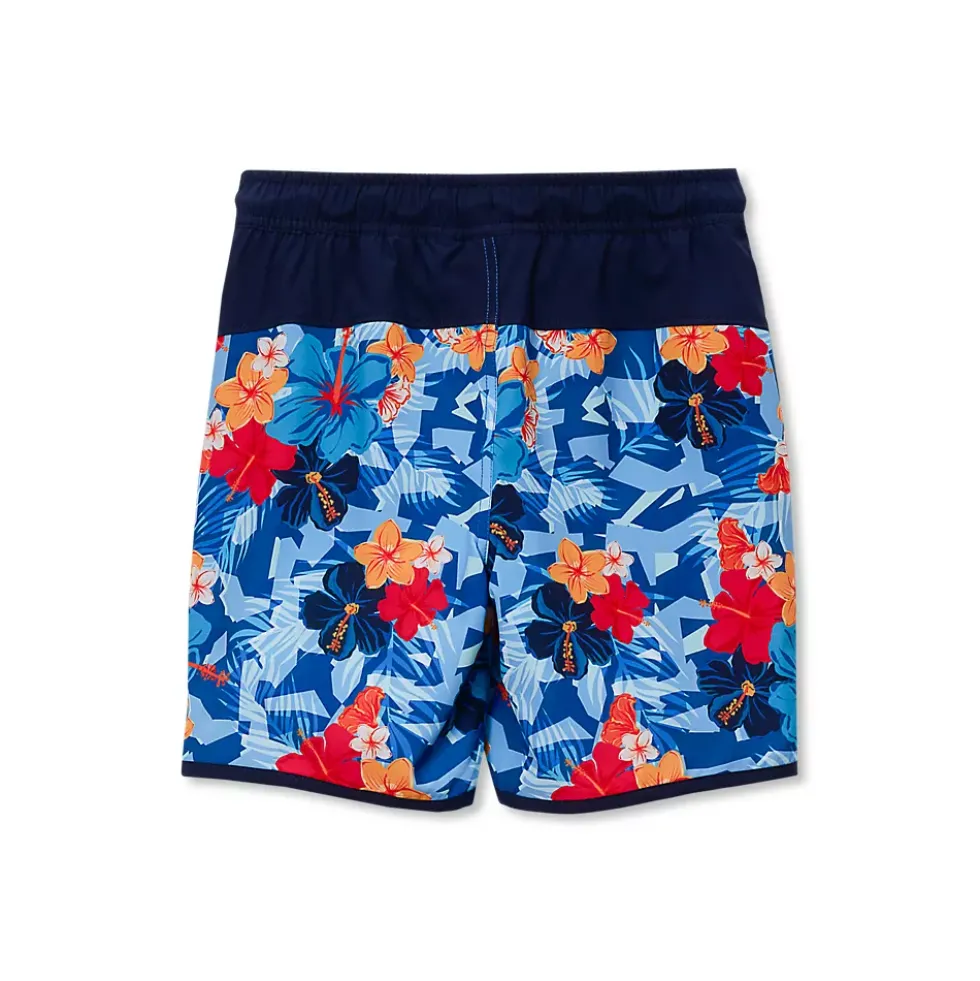 Boys Chlorine Resistant Stretch Hydroliner Sport Swim Trunks