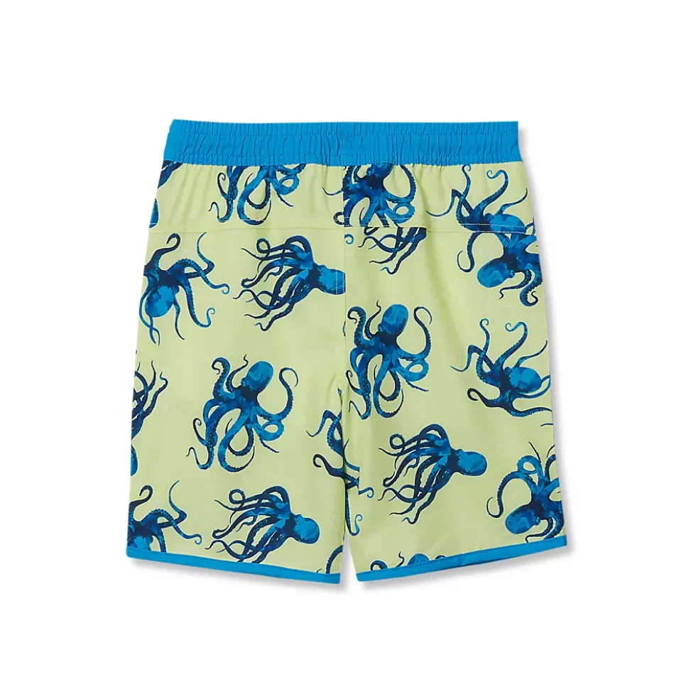Boys Chlorine Resistant Stretch Hydroliner Sport Swim Trunks