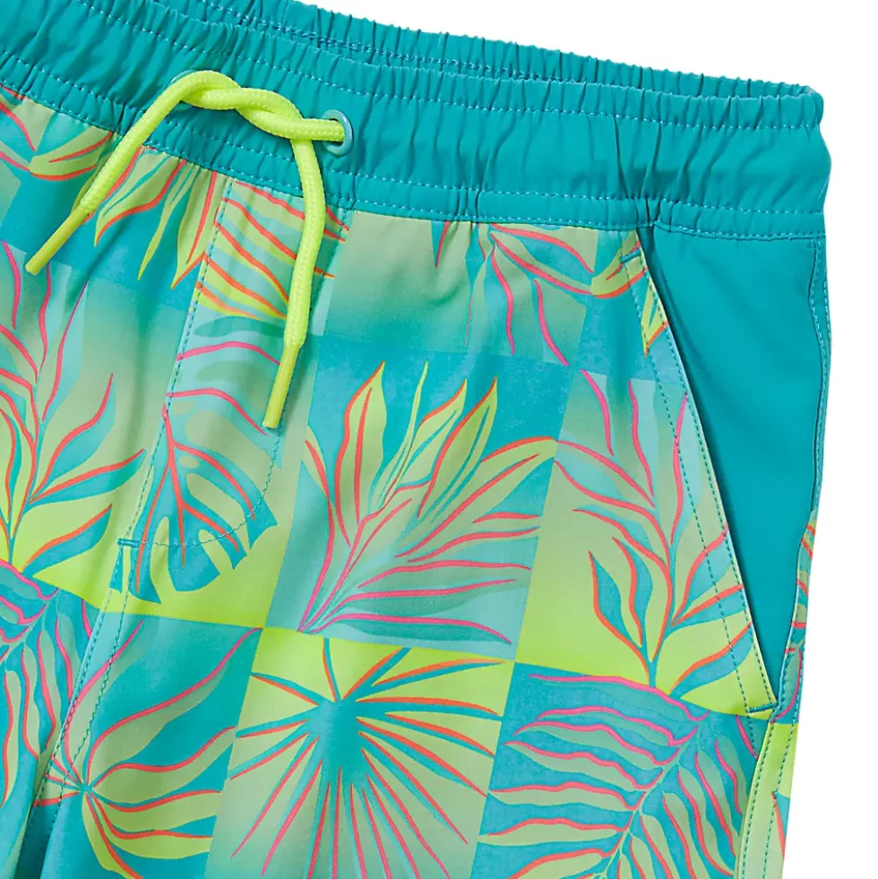 Boys Chlorine Resistant Stretch Hydroliner Sport Swim Trunks