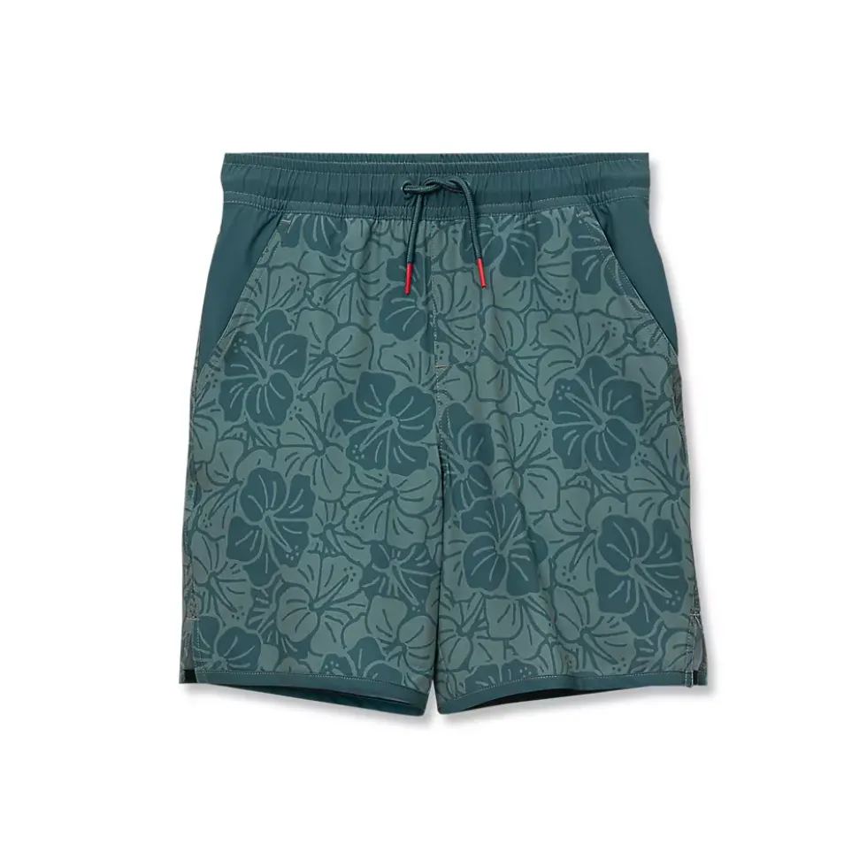 Boys Chlorine Resistant Stretch Hydroliner Sport Swim Trunks