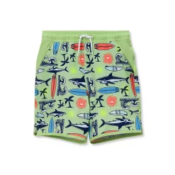 Boys Chlorine Resistant Stretch Hydroliner Sport Swim Trunks