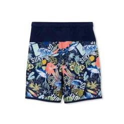 Boys Chlorine Resistant Stretch Hydroliner Sport Swim Trunks