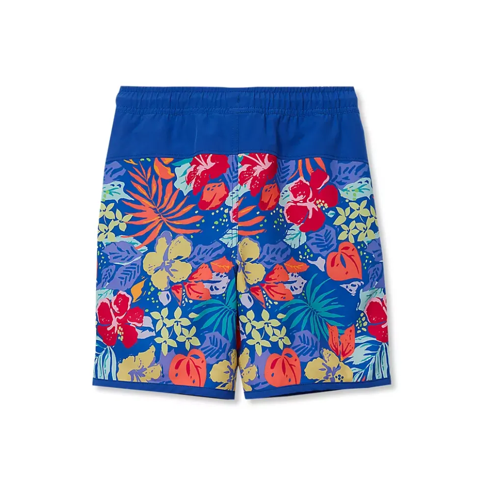 Boys Chlorine Resistant Stretch Hydroliner Sport Swim Trunks