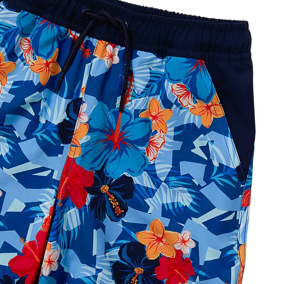 Boys Chlorine Resistant Stretch Hydroliner Sport Swim Trunks