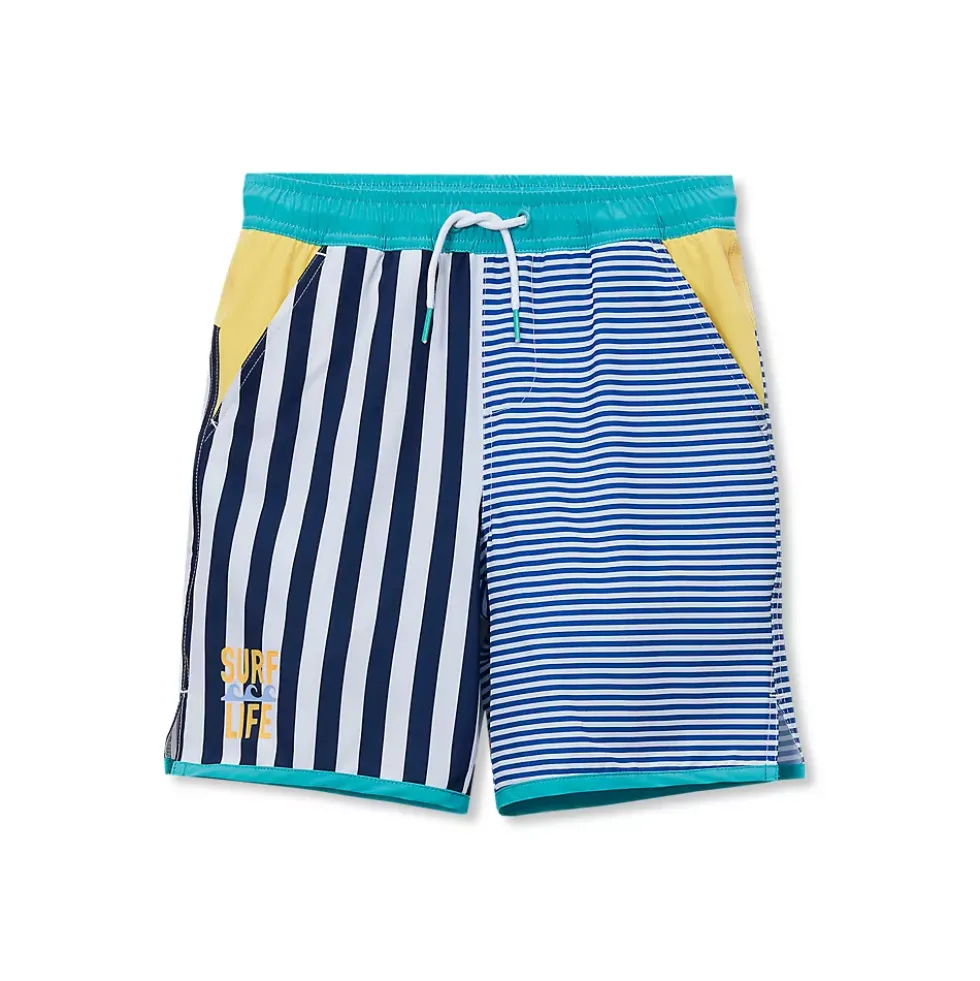 Boys Chlorine Resistant Stretch Hydroliner Sport Swim Trunks